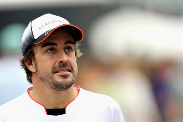 Alonso dalam sesi latihan. (Foto: Getty Images)