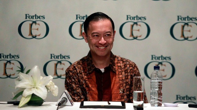 Kepala BKPM di acara Forbes Global CEO Conference. (Foto: REUTERS/Iqro Rinaldi)