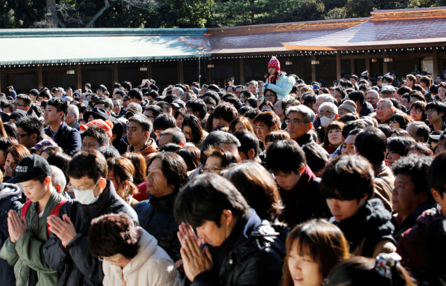 Tahun baru di Tokyo, Jepang (Foto: Reuters/Kim Kyung-Hoon)