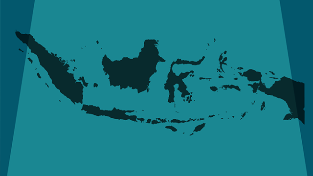 Peta Indonesia. (Foto: Bagus Permadi/kumparan)