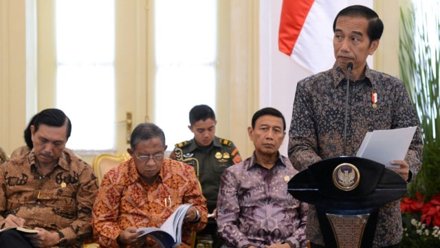 Presiden saat Sidang Kabinet di Istana Bogor. (Foto: Biro Pers Istana Kepresidenan)