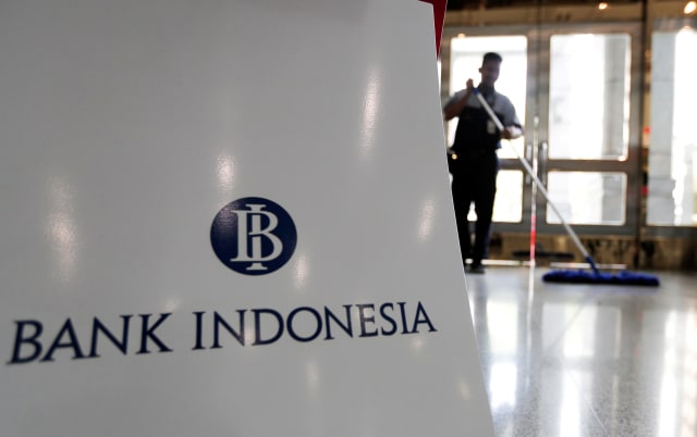 Banner Bank Indonesia (Foto: Reuters)
