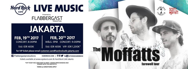 The Moffatts akan menggelar konser di Jakarta. (Foto: Website Official The Moffatts.)