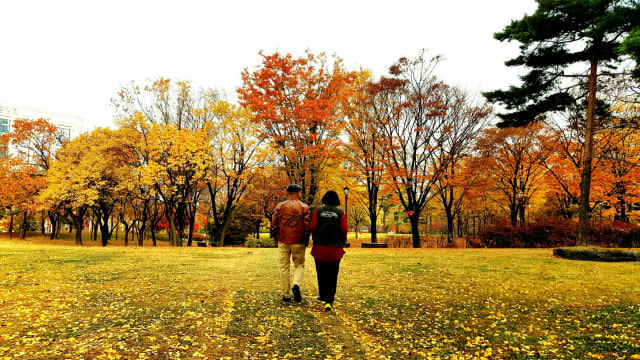 Plesiran di taman (Foto: Dokumen Pribadi)