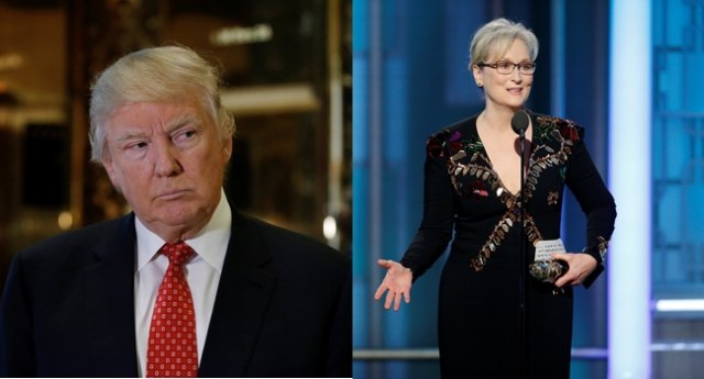 Trump berikan komentar atas pidato Meryl Streep. (Foto: Reuters)