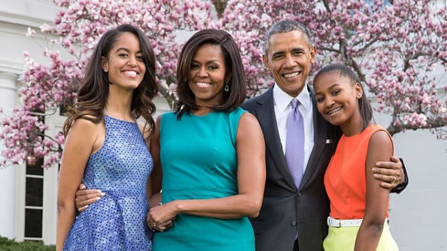 Obama dan keluarga (Foto: Handout/Getty Images)