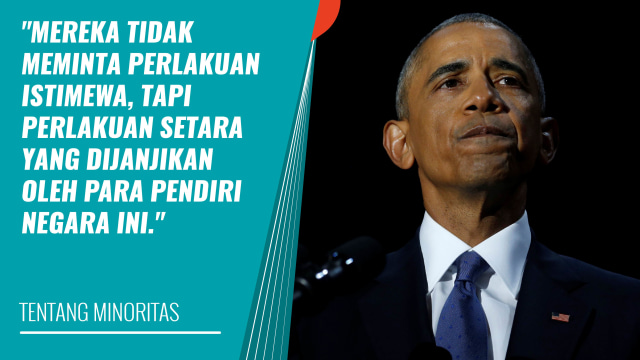 Pidato Perpisahan Barack Obama (Foto: Bagus Permadi/kumparan)