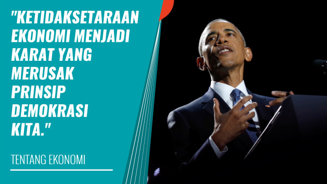 Pidato Perpisahan Barack Obama (Foto: Bagus Permadi/kumparan)