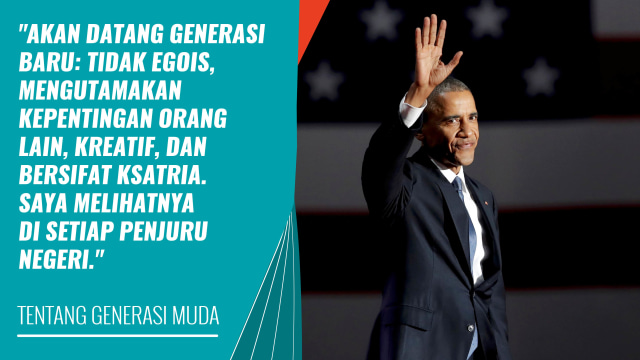 Pidato Perpisahan Barack Obama (Foto: Bagus Permadi/kumparan)