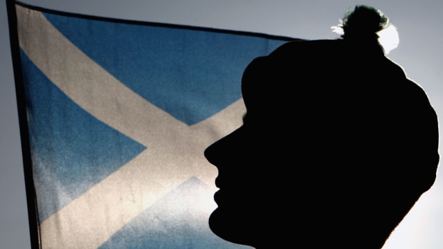 Bendera Skotlandia (Ilustrasi) Foto: Jeff J. Mitchell