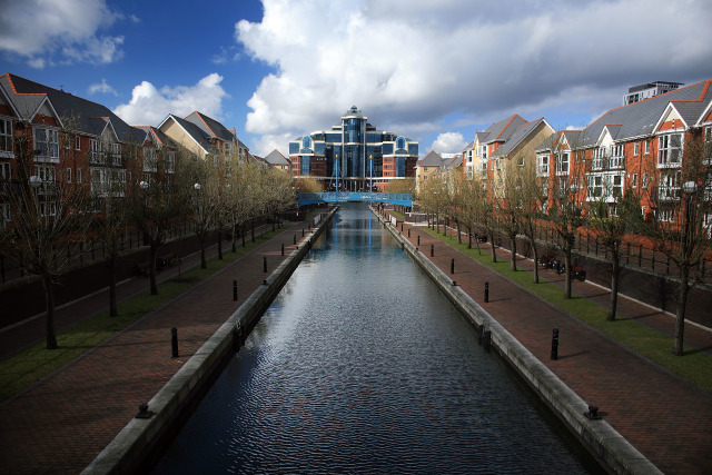 Kanal Mariners, di Salford Quays, Manchester. (Foto: Getty Images)