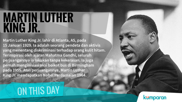 Riwayat singkat Martin Luther King. (Foto: kumparan)