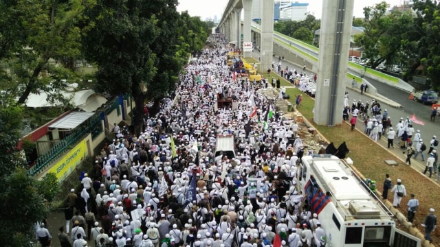 Massa aksi 161. (Foto: Aditia Noviansyah/kumparan)