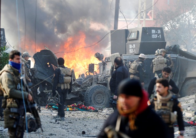 Perang di Mosul (Foto: Reuters/Muhammad Hamed)