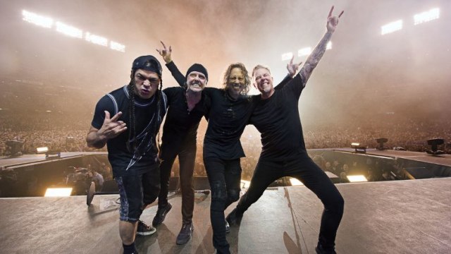 Metallica selepas konser (Foto: www.metallica.com)
