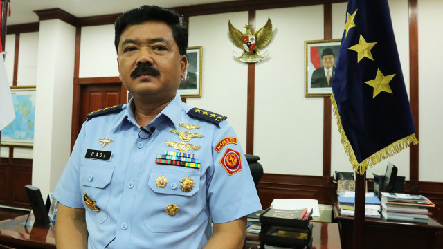 Kepala Staf Angkatan Udara Hadi Tjahjanto (Foto: Resnu Andika/kumparan)
