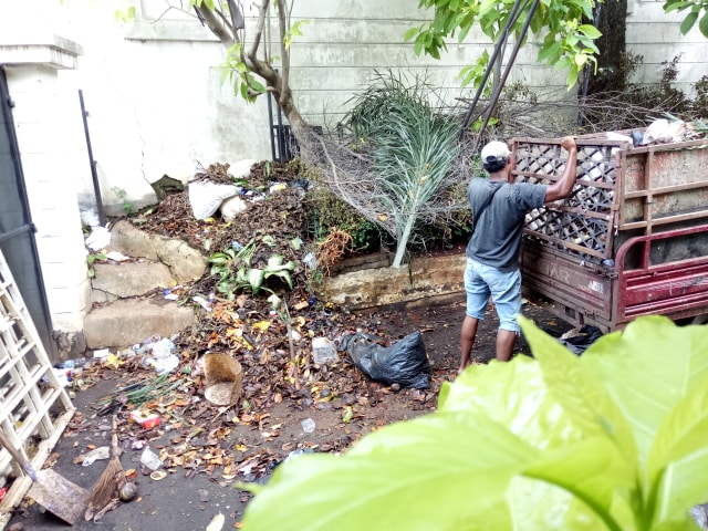 Proses pengumpulan sampah. (Foto: Sattwika Duhita/kumparan)