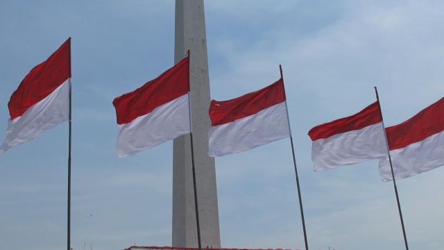 Ilustrasi Bendera Merah Putih (Foto: Wikimedia Commons)