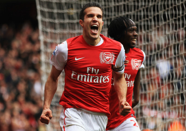 Van Persie saat membela Arsenal. (Foto: Bryn Lennon/Getty Images)