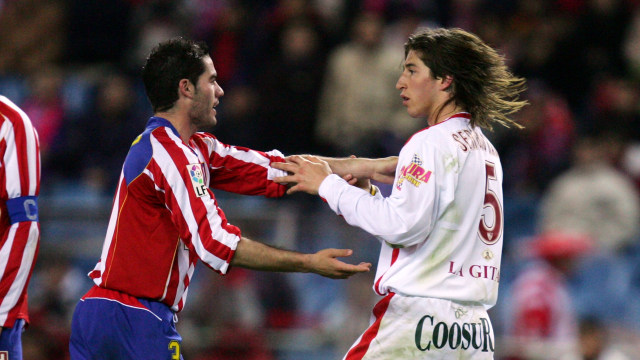 Sergio Ramos (kanan), punya bakat furbizia. (Foto: Denis Doyle/Getty Images)