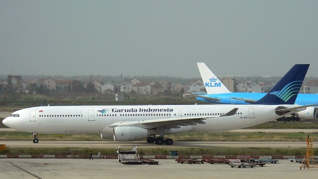 Garuda Indonesia Airbus A330. (Foto: Wikimedia common/Manuel Pajer)