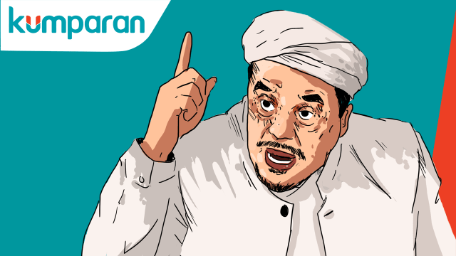 Habib Rizieq (ilustrasi). (Foto: Muhammad Faisal Nu'man/kumparan)