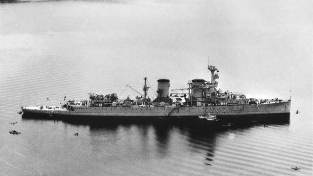 HNLMS Java yang tenggelam saat kekaisaran Jepang. (Foto: Wikimedia commons.)