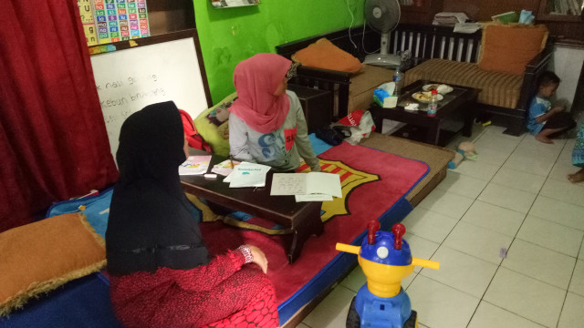 Rumah sekaligus PAUD milik Nurul Fahmi (Foto: Aldis Tannos/kumparan)