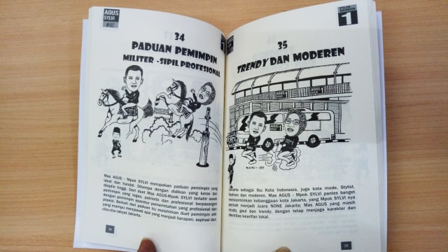 Buku '101 Alasan Memilih Mas Agus-Mpok Sylvi' (Foto: Muhammad Iqbal/kumparan)