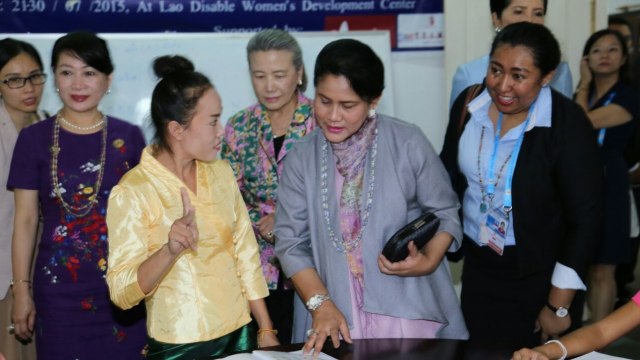 Marlisa W Soepeno bersama Ibu Negara Iriana (Foto: Dok. Pribadi Merlisa Soepono)