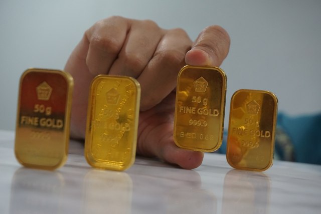 Ilustrasi harga emas Antam Foto: Aditia Noviansyah/kumparan