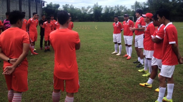 Latihan Persija bersama Teco. (Foto: Twittter/Persija)