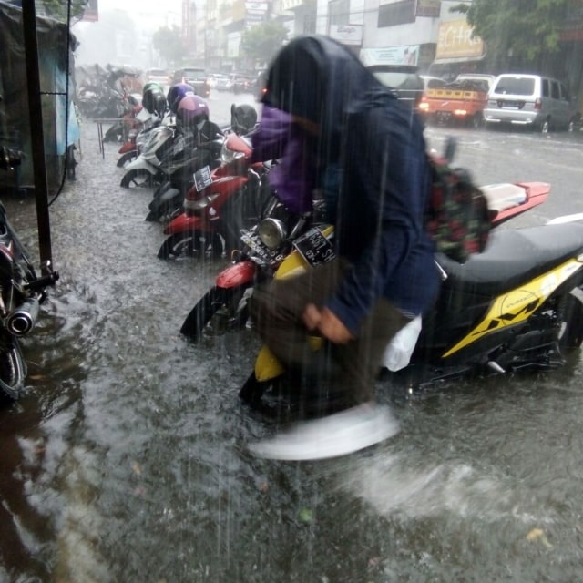 Hujan di Yogya (Foto: dok Sutopo BNPB)