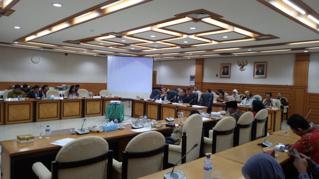 Rapat dengar pendapat. (Foto: Viry Alifiyadi/kumparan)