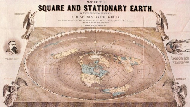 Ilustrasi Bumi Datar (Foto: Flat Earth Society)