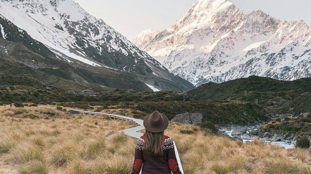 Bepergian seorang diri di New Zealand. (Foto: Instagram @newzealandguide )