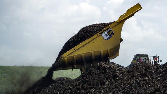Ilustrasi tambang batubara. Foto: Sigid Kurniawan/ANTARA