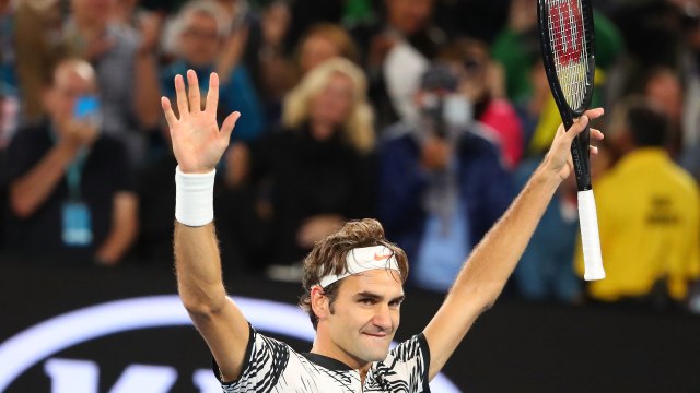 Federer akhirnya lolos ke final. (Foto: Scott Barbour/Getty Images)
