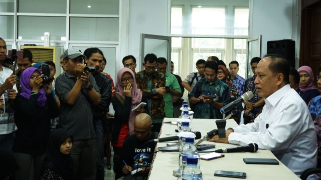 Menristekdikti menanggapi kasus Mapala UII (Foto: Andreas Fitri Atmoko/Antara)