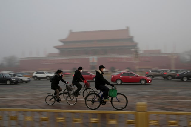 Polusi di China (Foto: Reuters/Jason Lee)