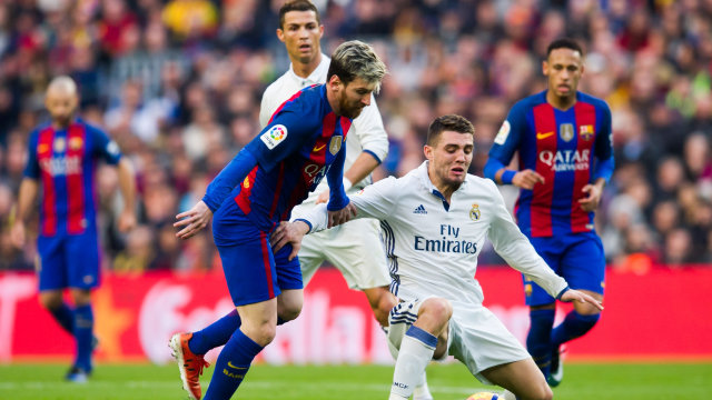 Barcelona vs Madrid di Bernabeu. (Foto: Alex Caparros/Getty Images)