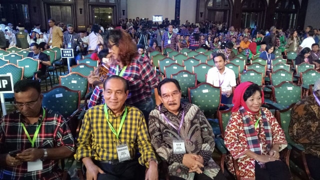 Antasari menghadiri debat di blok Ahok. (Foto: Amanaturrosyidah/kumparan)