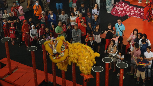 Aksi barongsai. (Foto: Aditia Noviansyah/kumparan)