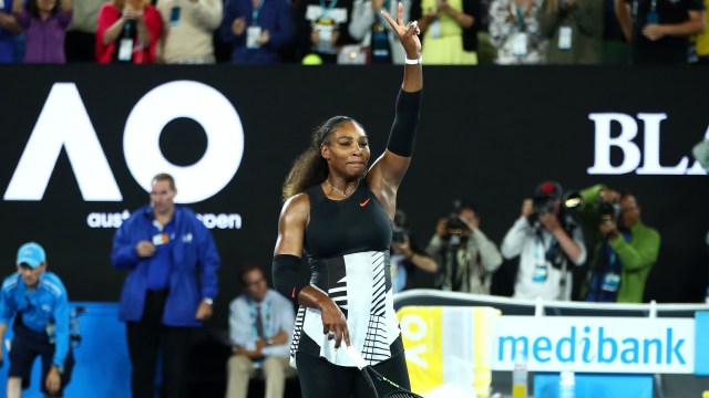 Serena sempurna di Australia Terbuka 2017. (Foto: Clive Brunskill/Getty Images)