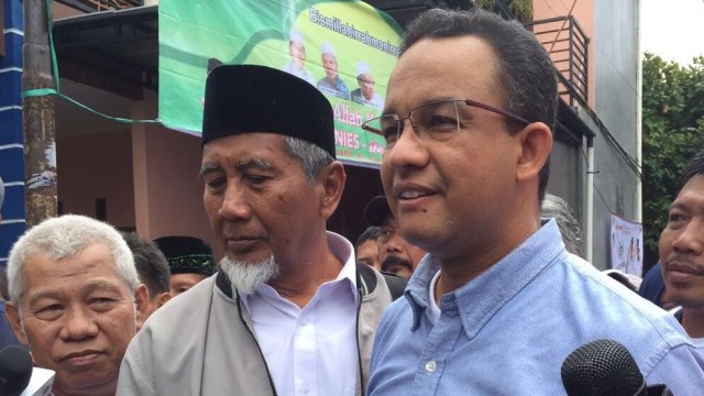 Kampanye Anies di Jatipadang. (Foto: Galih Wicaksono/kumparan)