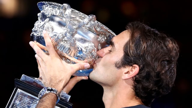 Roger Federer, terbaik sepanjang masa. (Foto: Cameron Spencer)