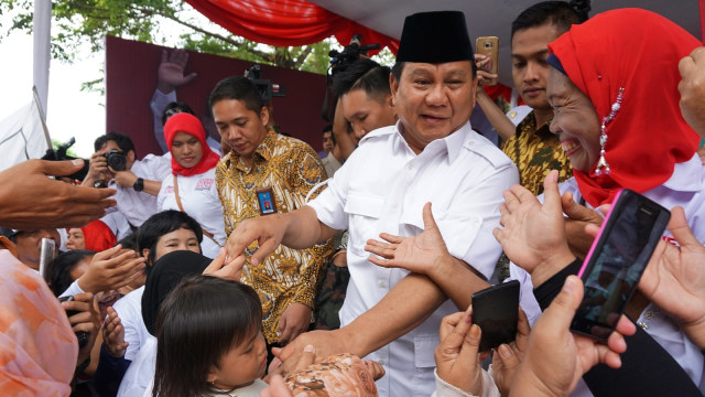 Prabowo saat berkampanye untuk Anies-Sandi. (Foto: Aditia Noviansyah/kumparan)