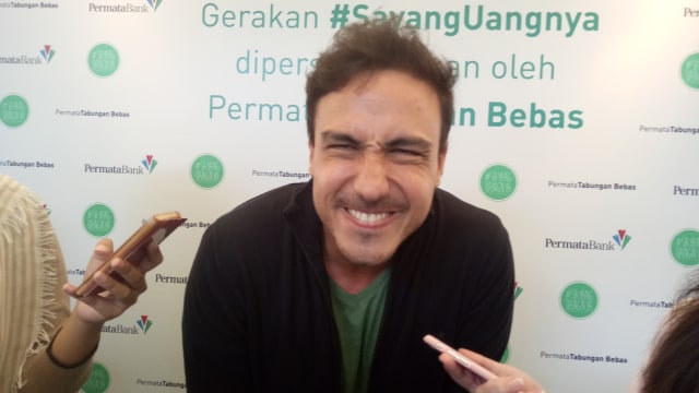 Hamish Daud saat acara di Portico Senayan city. (Foto: Yurika Kencana/kumparan)