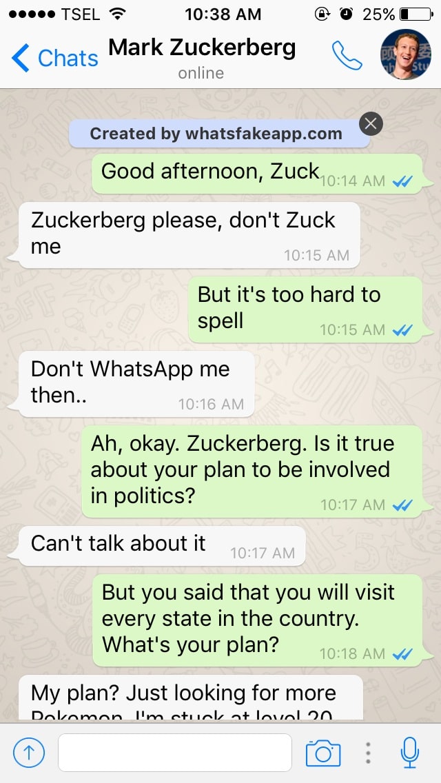 Obrolan WhatsApp Bisa Dipalsukan Pakai WhatsFake (35636)