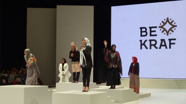 Enam desainer hijab yang tampil di IFW 2017. (Foto: Stephanie Elia/kumparan)